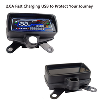Harga Pabrik Speedometer dan Pengukur Jarak Tempuh LED Motor Terlaris Cocok untuk Honda CG125 CG150