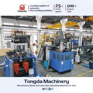 Bloque de carretera de plástico, Cubo de barricada, delineador de tráfico, máquina de moldeo por soplado de cono de tráfico - Product Image 6