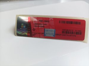 FQC-08920 coa Đỏ giành chiến thắng <span class=keywords><strong>10</strong></span> nhãn dán coa chuyên nghiệp kích hoạt trực tuyến trong hệ điều hành Chứng Khoán hợp lệ vĩnh viễn - Product Image 2