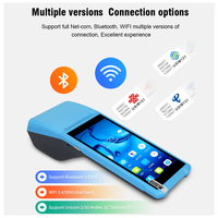 Systèmes de paiement pour supermarchés, terminal de paiement portable Android, mini-scanner de codes-barres, terminal de données PDA avec imprimante 58 mm