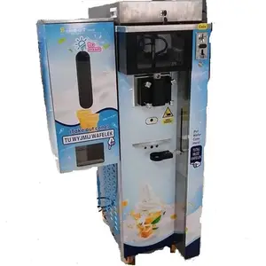 Doux crème glacée cône vertical distributeur automatique bonne vente dans les Pays D&#39;europe de L&#39;est HM116C