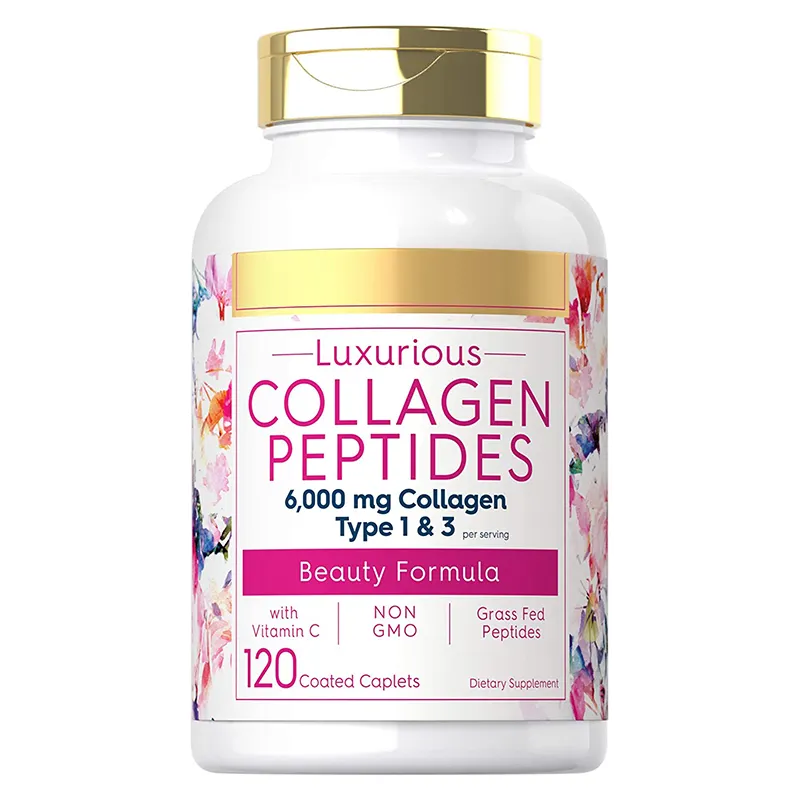 OEM Hydrolyzed Collagen Peptide Capsule Collagen Capsules Vitamin C Collagen Peptides Supplement For Skin Whitening