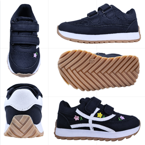 Chaussures de sport décontractées pour filles, style designer, respirantes, à semelle souple antidérapante, pour la course et le basketball, avec fermeture auto-agrippante - Product Image 2