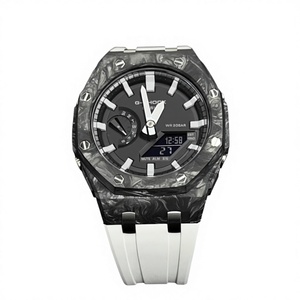 Kit de modification bracelet en caoutchouc FKM et boîtier de montre en fibre de carbone avec boucle ardillon pour <span class=keywords><strong>Ga</strong></span> <span class=keywords><strong>2100</strong></span> – Nouveauté 2026 – Ventes Flash - Product Image 1