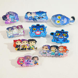 Horquillas para el pelo de moño acrílico de fantasía gótica de dibujos animados para mujer, pinzas para el pelo de acrílico para niñas, pinzas para el pelo Kpop Demon Hunters Updo - Product Image 3