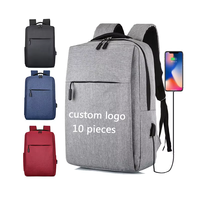 Nouveaux sacs d'école de voyage personnalisés avec logo, vente en gros, grande capacité, sac à dos intelligent avec port USB, sac à dos pas cher pour ordinateur portable pour hommes