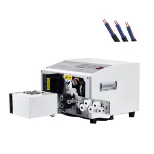 Fully automatic computer wire cutting stripping and twisting high quality flat cable twister machine