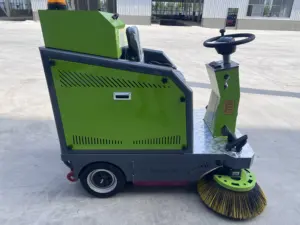 LJL-14A Ride-on Industrial Street Pavement Floor Road Electric Sweeper Scrubber Machine Cleaning Equipment