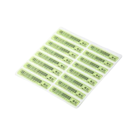 Étiquettes de codes-barres en rouleau amovibles, autocollants de codes-barres rectangulaires pour inventaire, étiquettes de codes-barres thermiques personnalisées