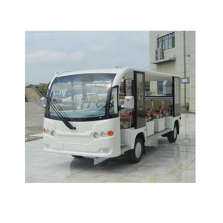 11 seats electric mini sightseeing bus with door