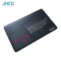 China hersteller gute qualität druck metall smart karte mit chip