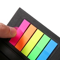 Bloc de Notas para Planificador Diario, Minutas de Reuniones, con Bolígrafo, Mini Libreta de Bolsillo Portátil con Notas Adhesivas