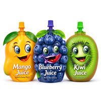Sachets souples à bec verseur personnalisés CM Cute Design pour emballage alimentaire de jus et boissons liquides, vente en gros