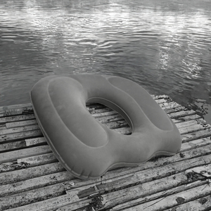 Portable Inflatable Donut-Shaped Sitting Pad Health Care <strong>Pillow</strong> for Sciatica Tailbone Bed Sores Relief for Travel Office Use - Product Image 3