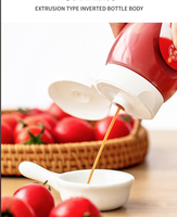 2025 Vente 330ml Remplissage Chaud PP En Plastique Sauce Miel Ketchup Mayonnaise Bouteille avec Flip Top Couvercle Doux Squeeze Sauce Condiments Bouteille