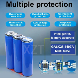 ICR18650 2S1P 7,<span class=keywords><strong>4</strong></span> В 2200 мАч литий-ионный аккумулятор 18650 7,<span class=keywords><strong>4</strong></span> В 2000 мАч ICR18650 батарея с 1800 мАч - Product Image 2