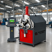 Machine de cintrage verticale à trois rouleaux de haute précision pour le positionnement submillimétrique, pour le cintrage de cadres multi-rayons en forme de C et de U