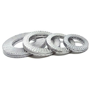 Arandelas Autoblocantes de Doble Cara de Acero Inoxidable <span class=keywords><strong>DIN</strong></span> <span class=keywords><strong>25201</strong></span> de Fábrica China, Arandelas de Bloqueo de Cuña - Product Image 1