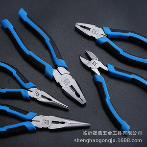 คีมตัดลวดปลายแหลม เหล็กกล้าคาร์บอน 8 นิ้ว ยี่ห้อ Shenghao เครื่องมือช่าง - Product Image 1