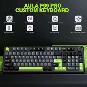 AULA F99 PRO Teclado para juegos retroiluminado RGB de conexión en caliente de tres modos mecánico personalizado con interruptor magnético de disparo rápido - Product Image 3