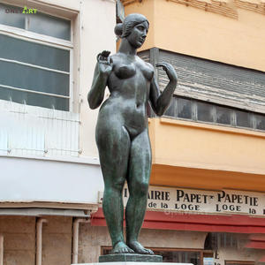 Statue de Vénus de Milo <span class=keywords><strong>nue</strong></span> en bronze de haute qualité, déesse Aphrodite, torse, décorations d'intérieur - Product Image 4