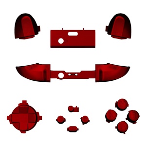 EXtremeRate Kits de boutons 13-en-1 rouge scarlat mat UV pour manette Xbox Series X/S - Product Image 1