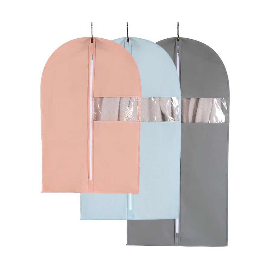 Сумка для одежды на заказ, сумки для костюмов, шкаф для хранения с прозрачным окном, Пыленепроницаемый Чехол для костюма, куртки, хранения одежды