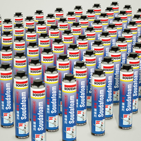 Vente flash : Mousse expansive en polyuréthane en spray, 750 ml, composant de mousse PU, isolation ignifuge, forte expansion, mousse PU Soudal