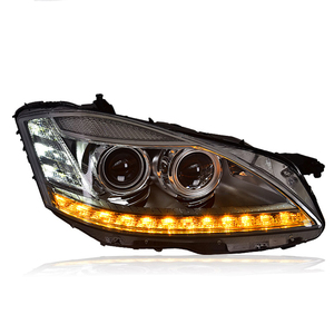 Phare pour Classe S W221 2006 2007 2008 2009 2010 2011, mise à niveau vers le nouveau style S550 <span class=keywords><strong>S450</strong></span> S600 S63 pour le modèle 2010 Facelift - Product Image 2
