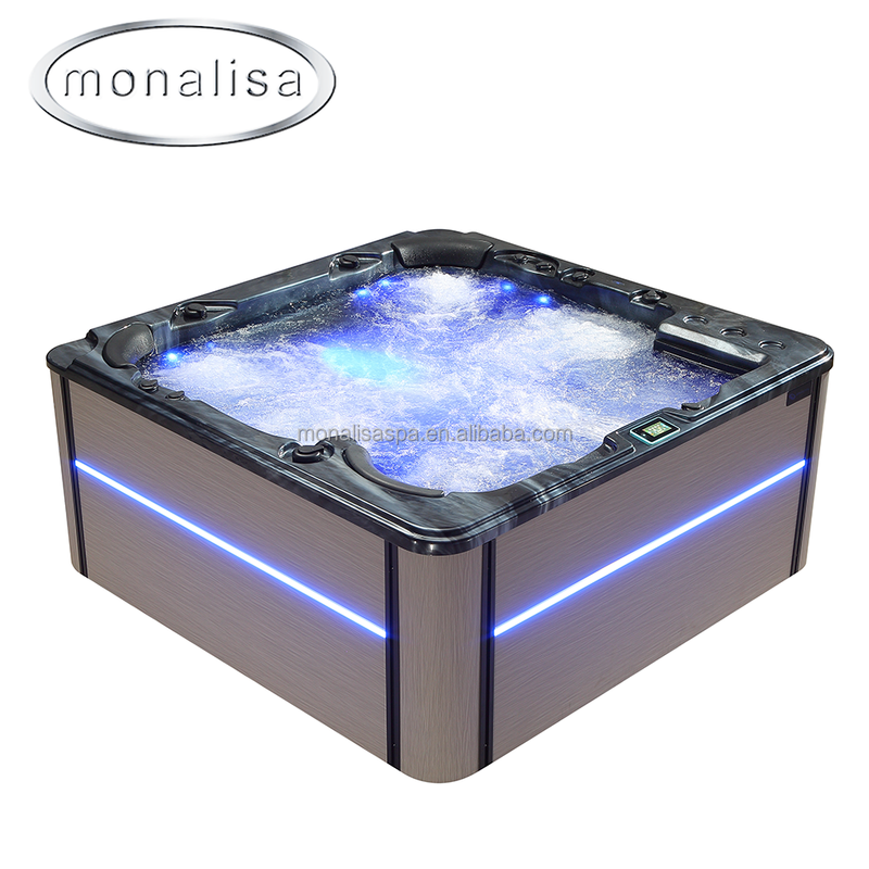 Popular Outdoor Air Massage Acrylic Bathtub