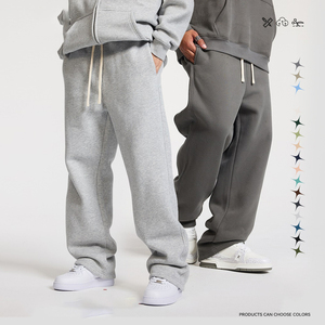 Vente en gros de pantalons de survêtement à la mode OEM Pantalons de survêtement vierges Pantalons de <span class=keywords><strong>jogging</strong></span> personnalisés Impression unie polaire Sweat Jogger nu pour hommes - Product Image 1