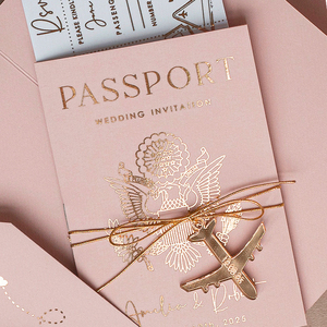 Đám cưới sang trọng lời mời sinh nhật tùy chỉnh sang trọng cardstock phong cách nhân tạo nhà máy in bìa cứng giấy tập tài liệu - Product Image 6