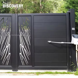 Portails de jardin <span class=keywords><strong>en</strong></span> aluminium à commande électrique personnalisés <span class=keywords><strong>en</strong></span> usine, durables, portails principaux pour les maisons - Product Image 1