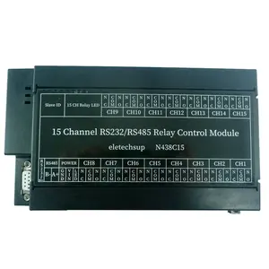 2 In 1 15ch Rs485 Rs232 Modbus Rtu Relay Plc <span class=keywords><strong>Do</strong></span> Pc Uart Seriële Poort Switch Controller Dc 12V 24V - Product Image 1