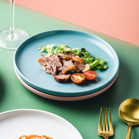 Assiettes à dîner classiques en céramique et porcelaine de haute qualité, assiettes à pizza, vaisselle pour mariages et hôtels du Guangdong – Vente chaude