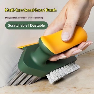 Household Cleaning <b>Brush</b> Kitchen Gadgets Tiles Window Trough Shaped <b>Brush</b> for Kitchen Home Supplies Tools Bathroom - Product Image 4