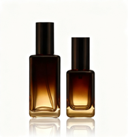 En stock, flacon en verre de luxe carré mat de 30 ml, 50 ml, 100 ml, vaporisateur, pompe, flacon de crème, pot de crème, emballage cosmétique