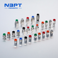 Conectores Neumáticos de Plástico de la Serie NBPT PCF de 4-16 mm, Conexión Rápida a Presión, Conector de Aire y Agua, 0~1.0 MPa -10~60C, OEM/ODM