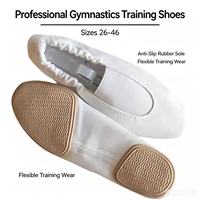 Chaussures d'entraînement professionnelles en cuir véritable, chaussures de gymnastique acrobatique, chaussures de gymnastique pour trampoline, agilité, gymnastique