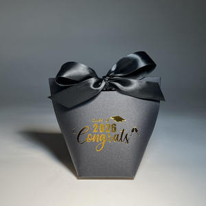 Boîte en papier rectangulaire réutilisable <span class=keywords><strong>Ming</strong></span> Fan, petite, très vendue, pour chapeau de doctorat et de licence, idéale pour les fêtes de remise des diplômes et les cadeaux. - Product Image 4