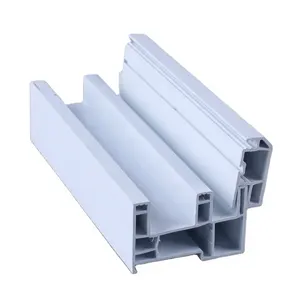 Goma co-extrusión de PVC fábrica de perfil upvc ventana perfil para ventanas y puertas