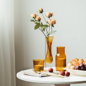 Vasi di fiori Piccolo Nordic Pianta Del Germoglio Moderno Chiaro Decorazione Di Lusso Della <span class=keywords><strong>Rosa</strong></span> di Cerimonia Nuziale Variopinto del Metallo di Vetro Vasi di Fiori Per La Decorazione Domestica - Product Image 3