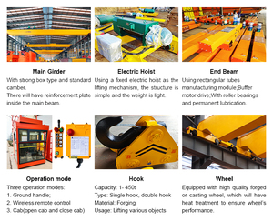 10 Ton 20 Ton EOT <b>Crane</b> Bridge <b>Crane</b> Running Double Girder Overhead Travelling <b>Crane</b> - Product Image 5