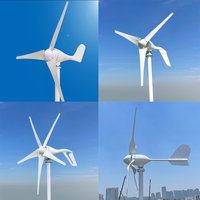 Mini-éolienne RY 500W 1000W 12V 24V, générateur d'énergie à énergie libre, système de turbine éolienne horizontale compacte pour usage domestique