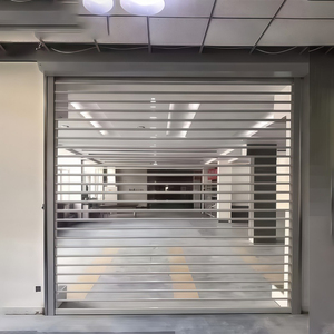 Customized Commercial Shop Transparent PC Acrylic Sliding <strong>Door</strong> Automatic Polycarbonate Slat <strong>Rolling</strong> Shutter <strong>Door</strong> - Product Image 6