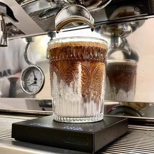 Tasse à café en verre gaufré style nordique avec motif tournesol pour thé au lait, boissons froides, usage festif, tasse individuelle - Product Image 2