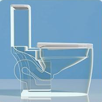 สุขภัณฑ์เซรามิกแบบกดสองปุ่ม ป้องกันกลิ่น สำหรับห้องน้ำในบ้าน - Product Image 5