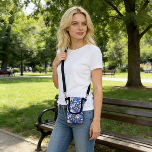 Étui portefeuille pour téléphone à suspendre au cou, mini sac bandoulière personnalisé, pochette pour téléphone portable, sacoche à bandoulière avec cordon, portefeuille bandoulière - Product Image 5