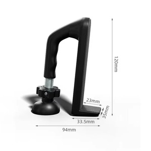1PC Tope de puerta portátil de aleación de aluminio, dispositivo de seguridad antideslizante, adecuado para protección personal durante viajes o en apartamentos - Product Image 3