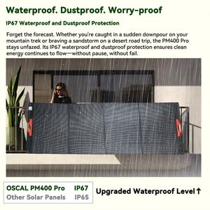 Oscal PM400PRO <b>Solar</b> <b>Panel</b> 400W <b>Portable</b> Power Free Shipping Outdoor Camping All Power Station Oscal PM400 PRO - Product Image 3